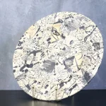 Large Modernist Hand-Painted Ceramic Plate – photo 10