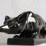 Fox Hunting Ceramic Sculpture – photo 1