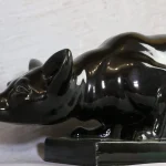 Fox Hunting Ceramic Sculpture – photo 11