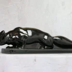 Fox Hunting Ceramic Sculpture – photo 3