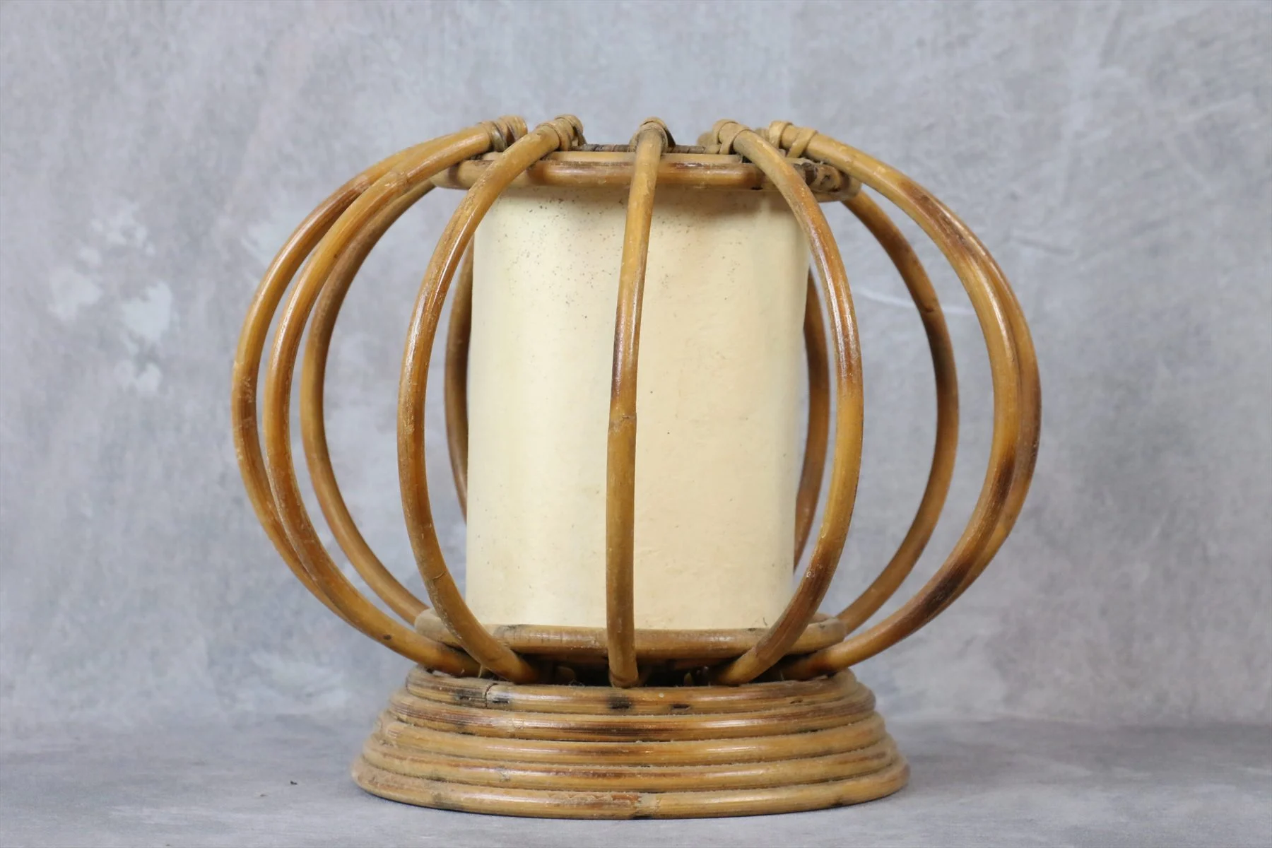 Bamboo and Rattan Table Lamp