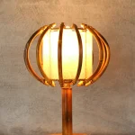 Bamboo and Rattan Table Lamp – photo 1