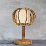 Bamboo and Rattan Table Lamp – photo 2