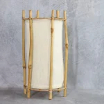 Mid-Century Modern Bamboo and Rattan Table Lamp – photo 12
