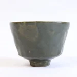 Ceramic Bowl with Bluish-Green Crackled Glaze – photo 1