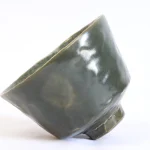 Ceramic Bowl with Bluish-Green Crackled Glaze – photo 2