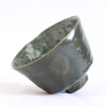 Ceramic Bowl with Bluish-Green Crackled Glaze – photo 3