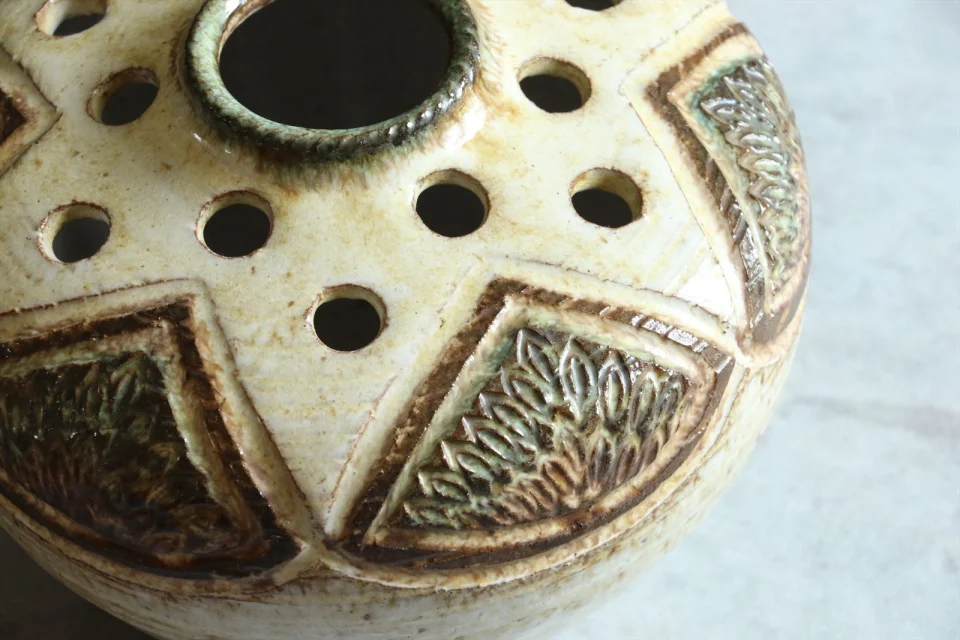 Mid-Century Ceramic Flowerpicker Vase — Marcel Giraud