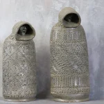 Pair of Monk Sculptures – photo 3
