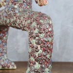 Polychrome Glazed Ceramic Totem – photo 10