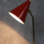 Mid-Century Modern Cocotte Brass Table Lamp – photo 1