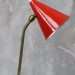 Mid-Century Modern Cocotte Brass Table Lamp – photo 7