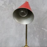 Mid-Century Modern Cocotte Brass Table Lamp – photo 8