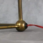Mid-Century Modern Cocotte Brass Table Lamp – photo 9