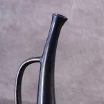 Midnight Blue Ceramic Pitcher with Deer Frieze – photo 2