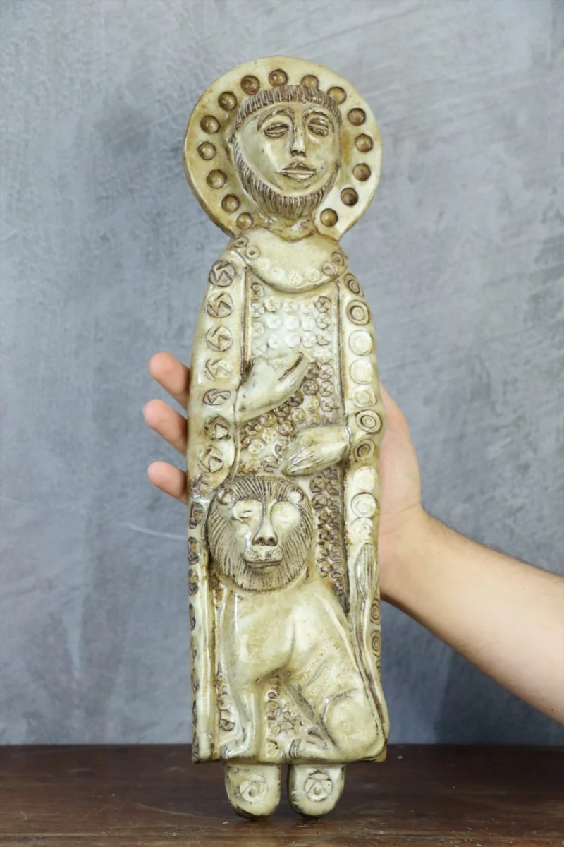 Ceramic Wall Decoration of Saint Mark — Robert Chiazzo