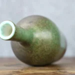 Mid-Century Modern Green Ceramic Vase – photo 4