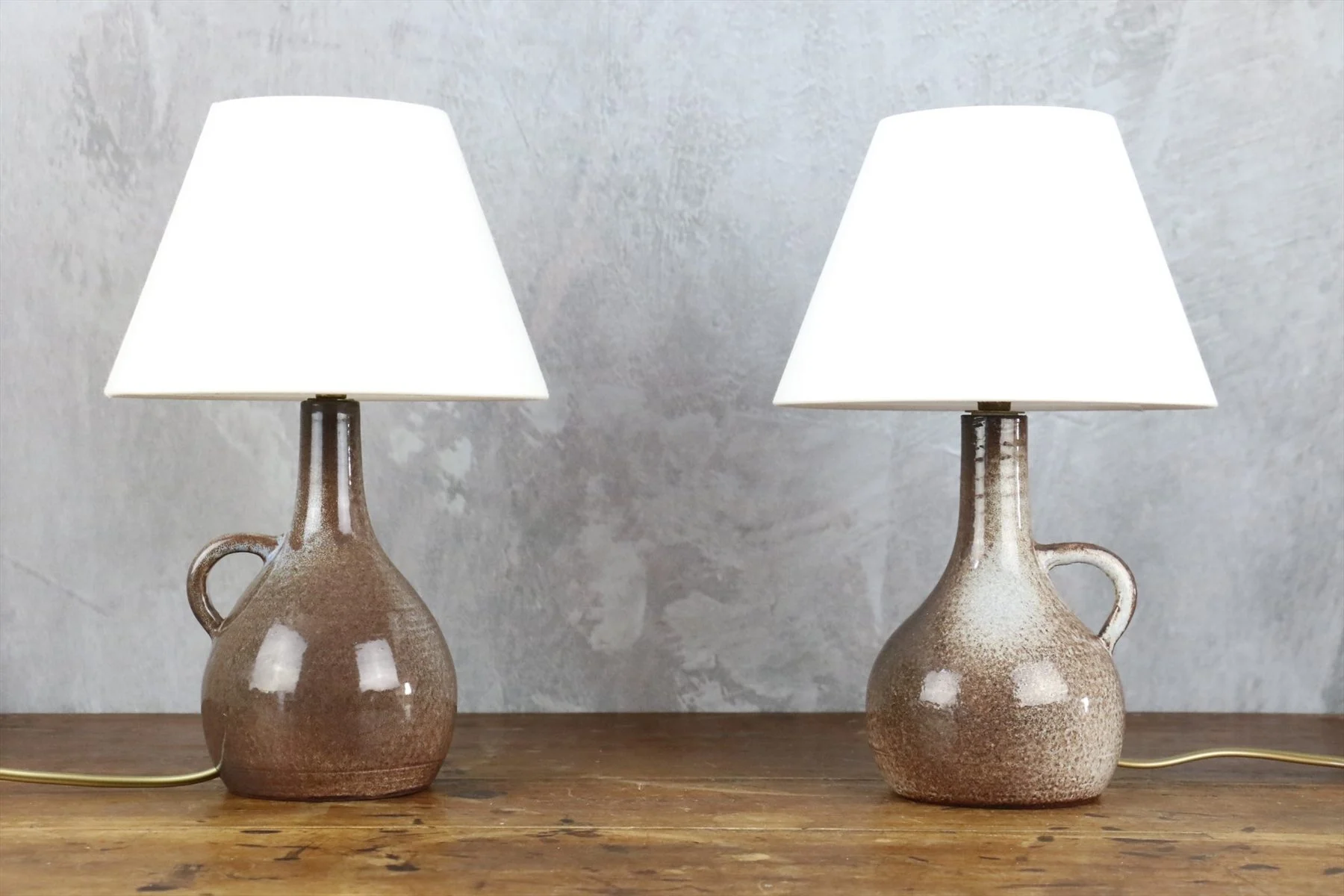 Pair of Mid-Century Ceramic Table Lamps