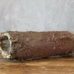 Textured Rust Brown and Green Glazed Ceramic Vase – photo 6