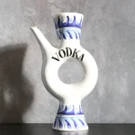Blue Ceramic Vodka Pitcher – photo 3
