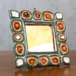 Green Ceramic Mirror – photo 1
