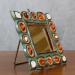 Green Ceramic Mirror – photo 2