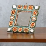 Green Ceramic Mirror – photo 3