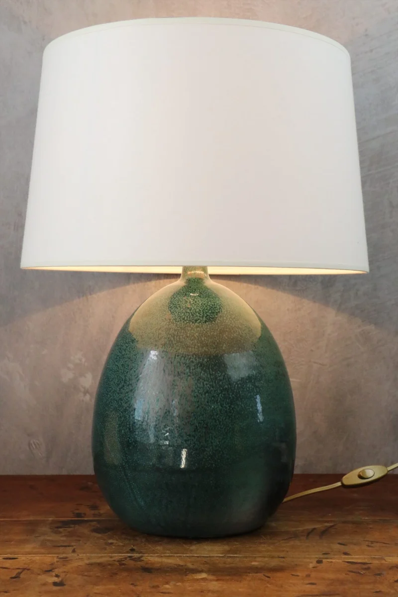 Massive French Ceramic Lamp — Roland Zobel