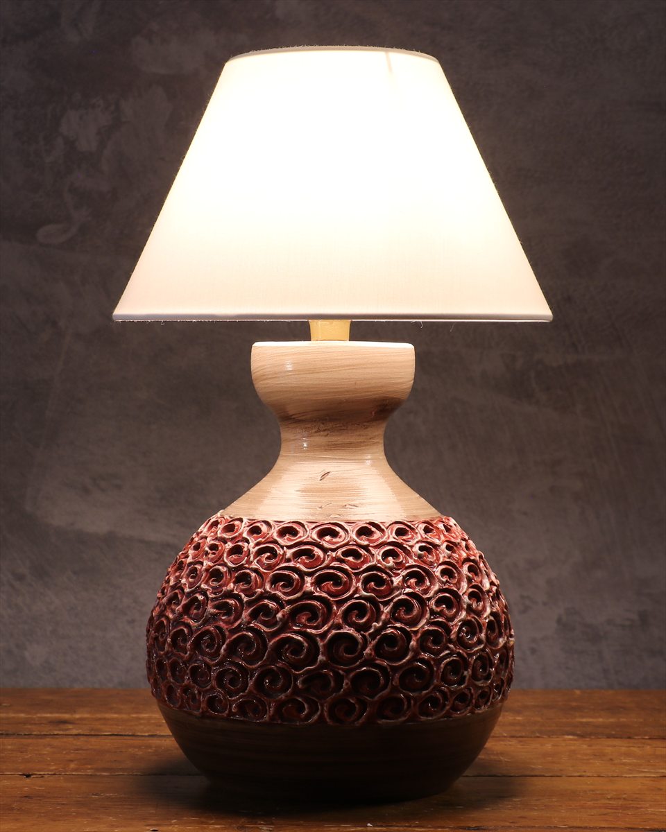 Mid-Century Modern Ceramic Table Lamp — Romacrea