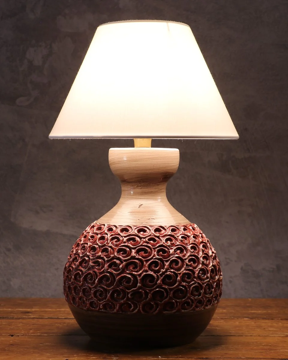 Mid-Century Modern Ceramic Table Lamp — Romacrea