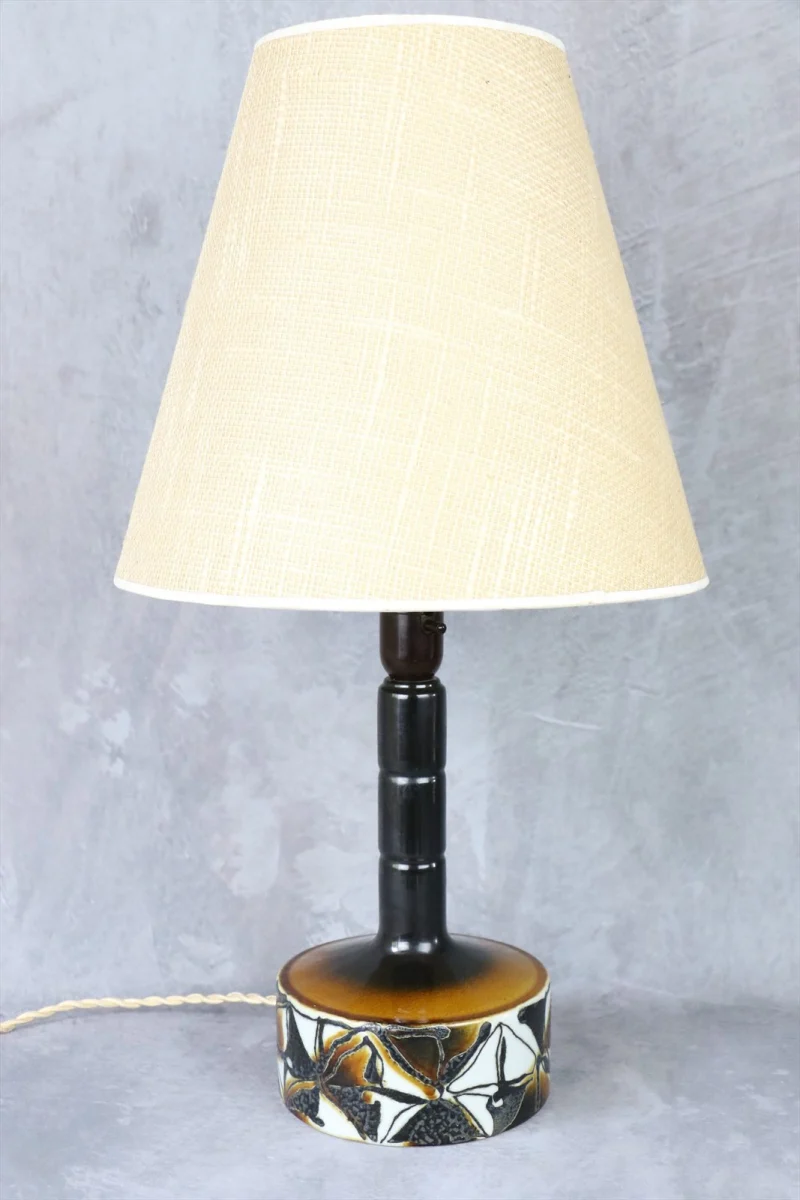 Mid-Century Modern Ceramic Table Lamp — Royal Copenhagen