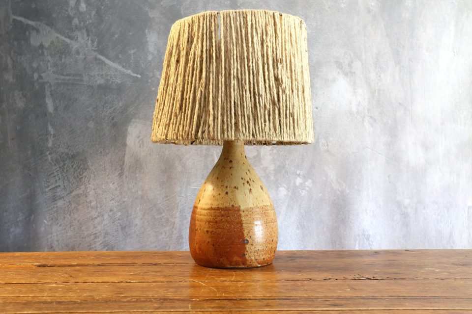 Brutalist Ceramic Table Lamp — Solorzano